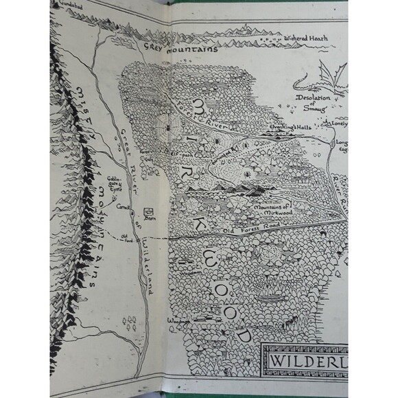 The Hobbit Or There and Back Again by J. R. R. Tolkien 51st Impression HC - Picture 7 of 12